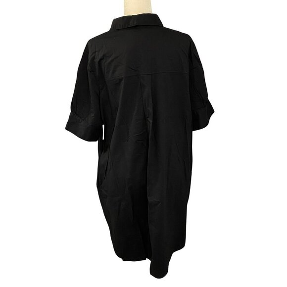 Old Navy Black 100% Cotton Shirt Dress – NWT – Size XL - Picture 3 of 5